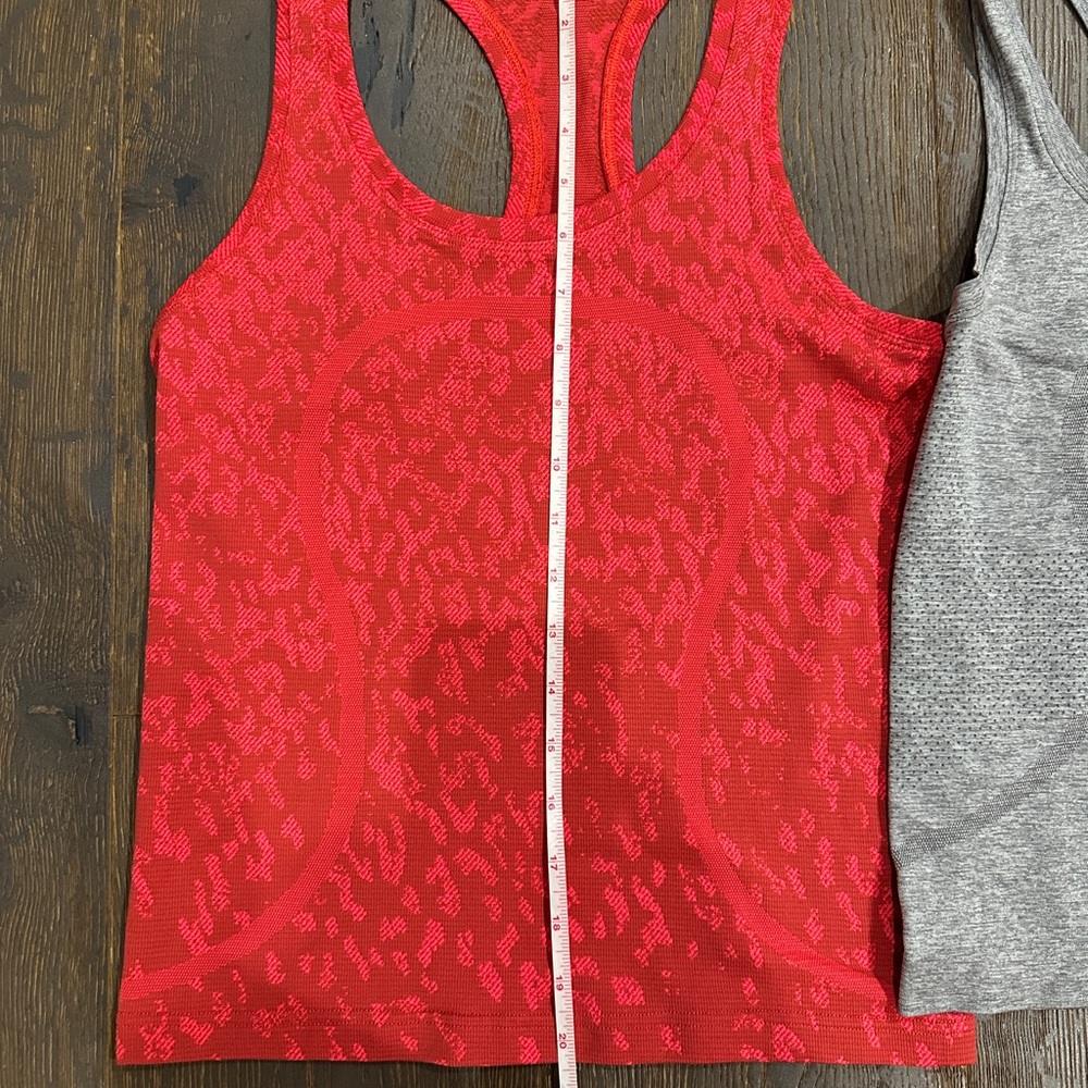 Lululemon Women’s Swiftly Tech Racerback Tank Top Camo Red Rock/Flare - cheetah - Picture 5 of 5